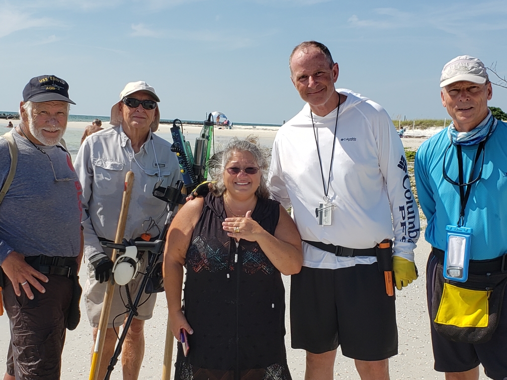Ring Lost On Honeymoon Island, Recovered By SRARC